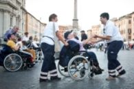 Unterwegs in Rom: Picknick auf dder Piazza Navona
