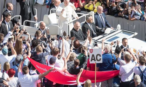 Romwallfahrt 2018 - 4. Tag: Messe mit Papst Franziskus auf dem Petersplatz