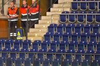 Bundespräsident Joachim Gauck auf dem Podium in der Arena Leipzig: In welcher Gesellschaft wollen wir leben?  