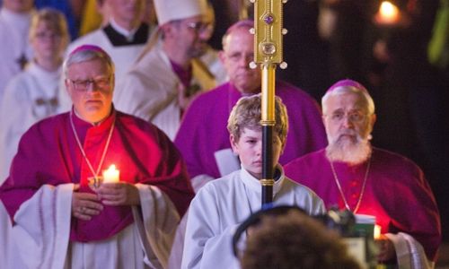 Katholikentag 2016 - Fronleichnamsprozession am Abend