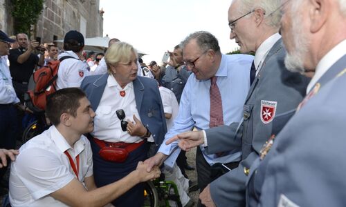 4. Tag: Empfang des Großmeister auf dem Aventin