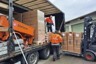  Hilfstransport mit Feldküchen und medizinischem Material für die Ukraine startet in Trier